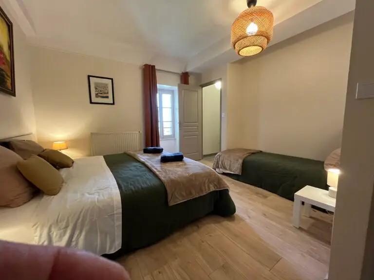Belle chambre triple